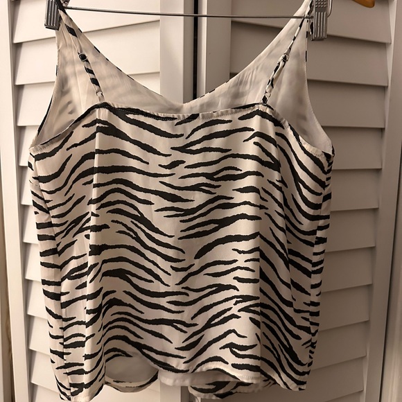 Banana Republic Black and White Zebra Print Camisole - Picture 2 of 3